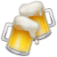 Boccali di birra Emoji U+1F37B Boccali di birra Emoji U+1F37B