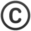 Simbolo del copyright U+A9 Simbolo del copyright U+A9