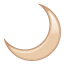 Luna falcata U+1F319 Luna falcata U+1F319