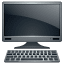 Computer Emoticon U+1F5A5 Computer Emoticon U+1F5A5
