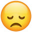 Smiley deluso U+1F61E Smiley deluso U+1F61E