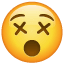 Emoji stordito U+1F635