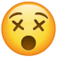 Emoji stordito U+1F635 Emoji stordito U+1F635