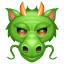 Testa di drago Emoji U+1F432 Testa di drago Emoji U+1F432