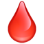 Smiley sangue U+1FA78 Smiley sangue U+1FA78