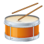 Tamburo emoji U+1F941 Tamburo emoji U+1F941