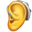Emoji apparecchio acustico U+1F9BB Emoji apparecchio acustico U+1F9BB