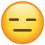 Emoji inespressivo U+1F611
