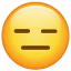 Emoji inespressivo U+1F611 Emoji inespressivo U+1F611