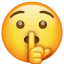 Emoji ammonitrice U+1F92B Emoji ammonitrice U+1F92B