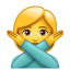 Non-va-bene Emoji U+1F645 Non-va-bene Emoji U+1F645