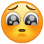 Faccina triste con gli occhi grandi U+1F97A Faccina triste con gli occhi grandi U+1F97A