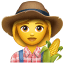 Contadina Smiley U+1F469 U+1F33E Contadina Smiley U+1F469 U+1F33E