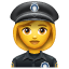 Poliziotta Smiley U+1F46E U+2640 Poliziotta Smiley U+1F46E U+2640
