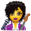 Cantante donna Smiley U+1F469 U+1F3A4 Cantante donna Smiley U+1F469 U+1F3A4