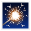 Candelina magica Emoji U+1F387 Candelina magica Emoji U+1F387