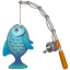 Amo con pesce U+1F3A3 Amo con pesce U+1F3A3