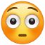 Emoji arrossito U+1F633
