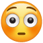 Emoji arrossito U+1F633 Emoji arrossito U+1F633