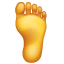 Piede Emoji U+1F9B6 Piede Emoji U+1F9B6