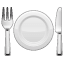 Coperto Emoji U+1F37D Coperto Emoji U+1F37D