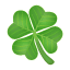 Quadrifoglio Emoji U+1F340 Quadrifoglio Emoji U+1F340