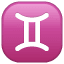 Gemelle Emoji U+264A Gemelle Emoji U+264A