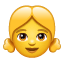 Ragazza U+1F467 Ragazza U+1F467