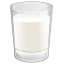Bicchiere di latte emoji U+1F95B Bicchiere di latte emoji U+1F95B