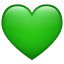 Cuore verde Whatsapp U+1F49A
