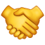 Stringersi le mani Emoji U+1F91D Stringersi le mani Emoji U+1F91D