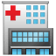 Ospedale Emoji U+1F3E5 Ospedale Emoji U+1F3E5