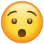 Emoji senya parole U+1F62F Emoji senya parole U+1F62F