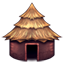 Smiley capanna U+1F6D6 Smiley capanna U+1F6D6