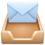 Posta in arrivo Emoji U+1F4E8 Posta in arrivo Emoji U+1F4E8