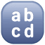 Pulsante abcd whatsapp U+1F521 Pulsante abcd whatsapp U+1F521