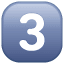 Icona del pulsante 3 U+33 Icona del pulsante 3 U+33
