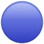 Icona del cerchio blu U+1F535