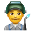 Operaio Emoji U+1F468 U+1F3ED Operaio Emoji U+1F468 U+1F3ED