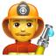 Pompiere Smiley U+1F468 U+1F692 Pompiere Smiley U+1F468 U+1F692