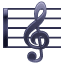 Chiave di violino U+1F3BC Chiave di violino U+1F3BC