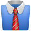 Camicia con cravatta U+1F454
