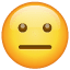 Emoji boca dritto U+1F610 Emoji boca dritto U+1F610