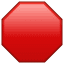 Emoji scudo rosso U+1F6D1 Emoji scudo rosso U+1F6D1