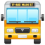 Bus visto frontalmente U+1F68D Bus visto frontalmente U+1F68D