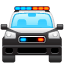 Auto della polizia U+1F694 Auto della polizia U+1F694