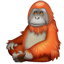 Emoji orangutan U+1F9A7 Emoji orangutan U+1F9A7