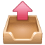 Posta in uscita Emoji U+1F4E4 Posta in uscita Emoji U+1F4E4