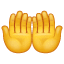 Pregare Emoji U+1F932 Pregare Emoji U+1F932