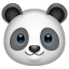 Emoji Whatsapp panda U+1F43C Emoji Whatsapp panda U+1F43C